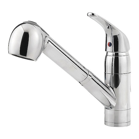 Pfister Kitchen Faucet, Pull-Out, Polished Chrome, 7-7/8" Mount, 1 or 3 Hole Residential G133-10CC