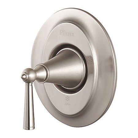 Pfister Tub/Shwr Valve Trim, Saxton, 1-Hndl, Nickel R89-1GLK