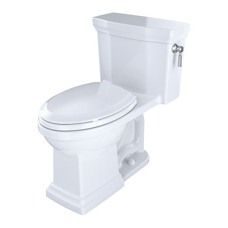 Toto Toilet, 1.28 gpf, Tornado Flush, Floor Mount, Elongated, Cotton MS814224CEFRG#01
