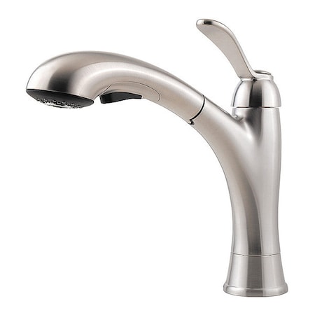 Pfister Residential 1 or 3 Hole Kitchen Faucet, Pull-Out, 2-Fnction, Chrome GT534-CMS