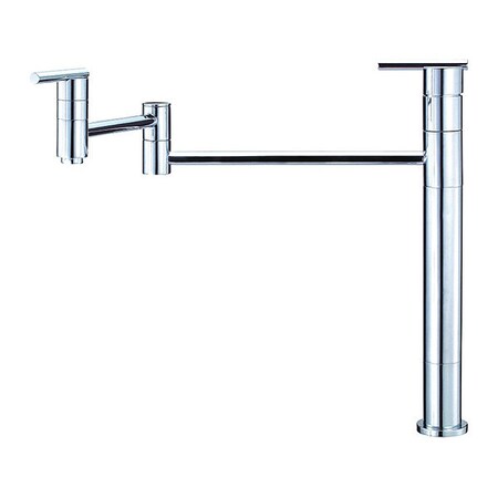 Danze Pot Filler Faucet, Deck-Mounted, Chrome D206558