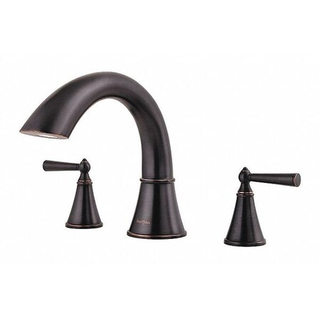 Pfister Dual Handle Tub Trim Kit, Tuscan Bronze 3 Hole RT6-5GLY