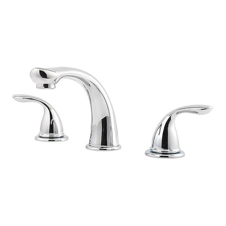 Pfister Dual Handle Tub Trim Kit, 8" Mount, Polished chrome 3 Hole 1T6-5100