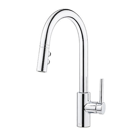 Pfister Residential 1 or 3 Hole Kitchen Faucet, Pull-Down, 1-Handle, Chrome LG529-SAC