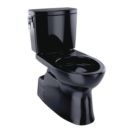 Toto Toilet, 1.0 gpf, Tornado Flush, Floor Mount, Elongated, Ebony CST474CUF#51