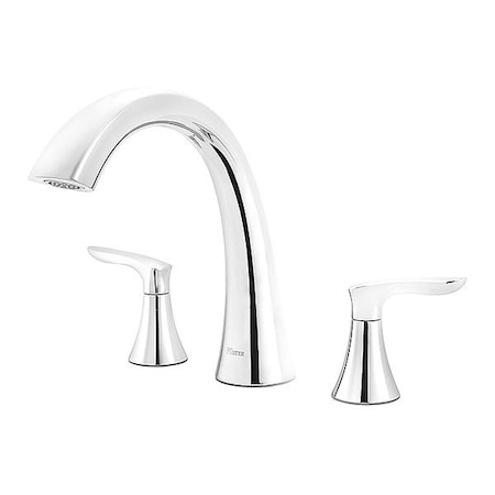 Pfister Dual Handle Bathroom Faucet, Polished chrome 3 Hole RT6-5WRC