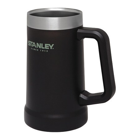 Stanley Vacuum Stein, 24 oz., Matte Black 10-02874-030 | Zoro