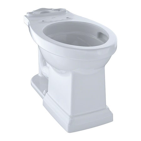 Toto Toilet Bowl, 1.0 gpf, Floor Mount, Elongated, Cotton C404CUFG#01