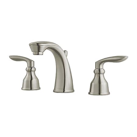 Pfister Dual Handle Bathroom Faucet, Brushed Nickel 3 Hole LG49-CB1K