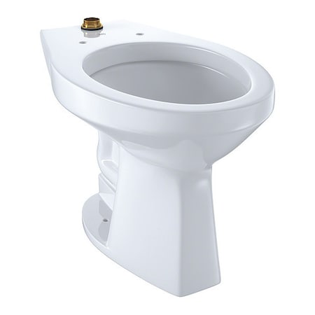 Toto Toilet, 1.0 gpf, Siphon Jet, Floor Mount, Elongated, Cotton CT705ULN#01