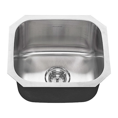 American Standard Portsmouth 18G Ss Snk W/Drain 18SB.9181600S.075