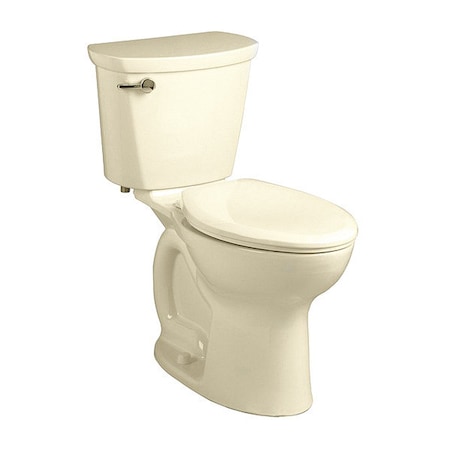 American Standard Cadet Pro Rh El 12"R L/Seat Bon, 1.28 gpf, Cadet Flushing System, Floor Mount, Elongated, Bone 215AA.104.021