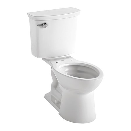 American Standard Vormax Uhet Rhel 12"RLSeat Combo-Wh, 1.0 gpf, VorMax, Floor Mount, Elongated, White 238AA.114.020