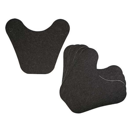 Pig Toilet Floor Mat, 18" W, 15-1/2" L, PK6 GRP7003-BK