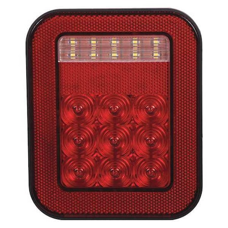 Maxxima Stop/Turn/Tail Light, Red, 1-13/32" D M42221
