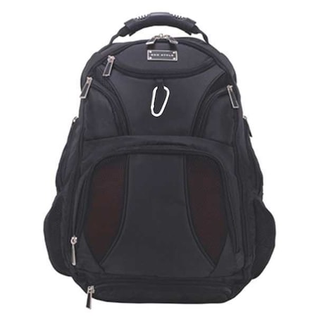 Eco Style 16" Laptop Backpack, Black EJSS-BP16-CF