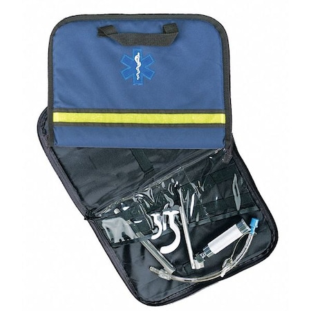 Emi Intubation Case, Nylon, 23 in L, 12 in W, Blue 842