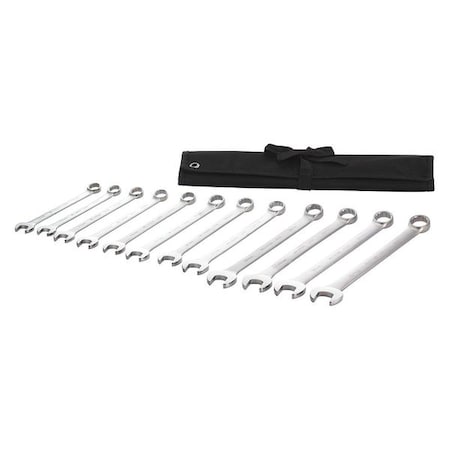 Westward Combination Wrench Set, 12 Pieces, 12 Pts 54DG04