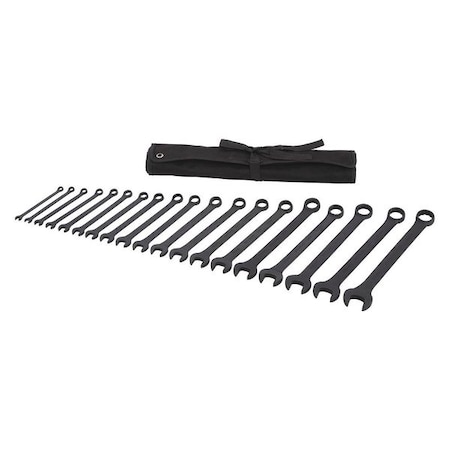 Westward Combination Wrench Set, 19 Pieces, 12 Pts 54DG10