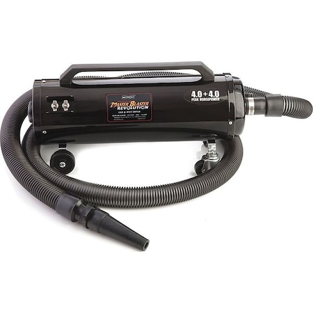 Metrovac High Powered Master Blaster Blower with 30 Ft. Hose, Wheels MB-3CDSWB-30