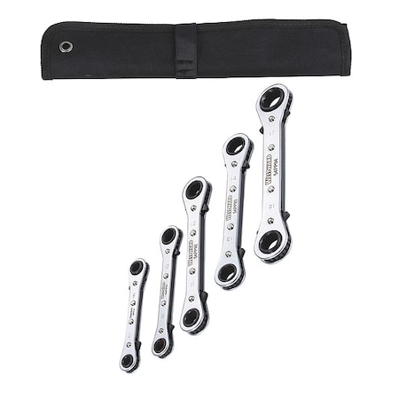 Westward Box End Wrench Set, 5 Pieces, 12 Pts 54DG39