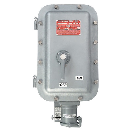 Hubbell Killark Receptacle with Disconnect Switch, 30A VBQ1034CH100