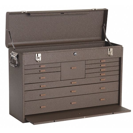 Kennedy 26 3 4 W Top Chest 11 Drawers Brown 8 1 2 D X 18 H