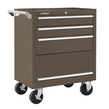 Kennedy K1800 Series Rolling Tool Cabinet, 3 Drawer, Brown, Steel, 27 in W x 18 in D x 35 in H 273XB