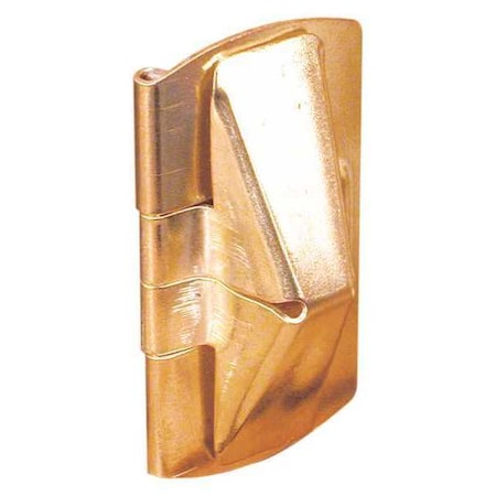 Primeline Tools 1 in. x 2 in. Stamped Steel Brass Plated Finish Window Flip Lock (2 Pack) U 9938