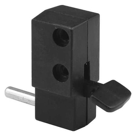 Primeline Tools Black Diecast, Step-On Patio Door Lock (Single Pack) S 4041