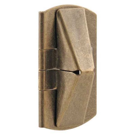 Primeline Tools 1 in. x 2 in. Stamped Steel Antique Brass Plated Finish Window Flip Lock (2 Pack) U 9929