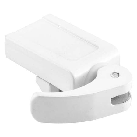 Primeline Tools 7/8 in. White-Painted Diecast Vinyl Patio Door Lock with Adjustable (Single Pack) U 10547