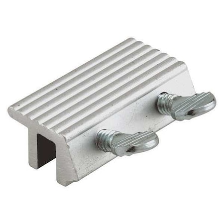 Primeline Tools 1-7/8 in., Aluminum Double Thumbscrew Sliding Door Lock (Single Pack) U 9805
