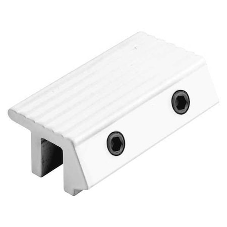 Primeline Tools 1/4 in. x 2 in. Diecast Construction White-Painted Sliding Door Lock (Single Pack) U 9817