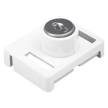 Primeline Tools 1-23/32 in. White, Keyed Sliding Window Lock (Single Pack) U 9839