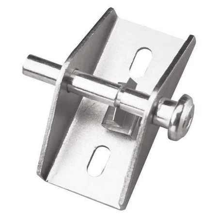Primeline Tools Aluminum Finish Push/Pull Sliding Patio Door Lock (Single Pack) U 9853