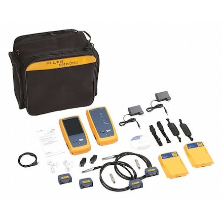 Fluke Networks Cable Tester, Touch Screen Display DSX2-8000