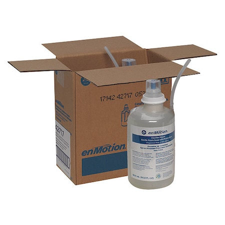 Georgia-Pacific Hand Soap, enMotion Series, 1,800 mL, Foam, Fragrance Free, Moisturizing, 2 PK 42717