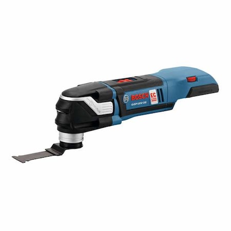 Bosch Oscillating Tool, 18V, Cordless, 2.8  Degrees Oscillation Angle, 18V Max Series GOP18V-28N