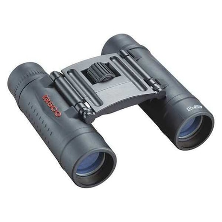 Tasco Compact Binoculars, 12x Magnification, Roof Prism, 288 ft at 1000 yd Field of View 178125