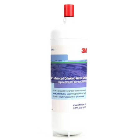 3M Quick Connect Filter, 0.8 gpm, 0.2 Micron, 4.4" O.D., 14 3/4 in H 3MDW311