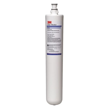 3M Quick Connect Filter, 1.7 gpm, 0.5 Micron, 4" O.D., 15 1/2 in H 5615105