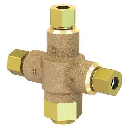 Acorn Controls Tempering Valve, Brass, 125 psi Pressure ST70-38