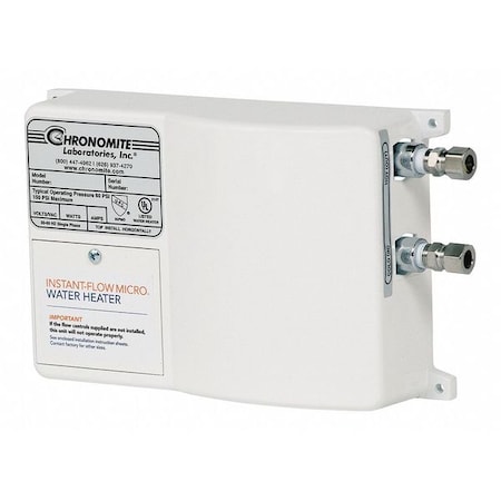 CHRONOMITE LABS 208VAC, 20 Amps, Both Electric Tankless Water Heater M20L/208HTR 110F-I