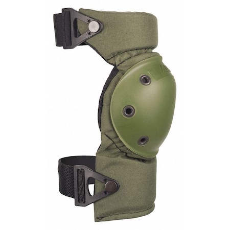 Alta Knee Pad, Flexible, Foam Pad, Fabric Cap, Clip Closure, 2 Straps, Green, Universal 52913.09