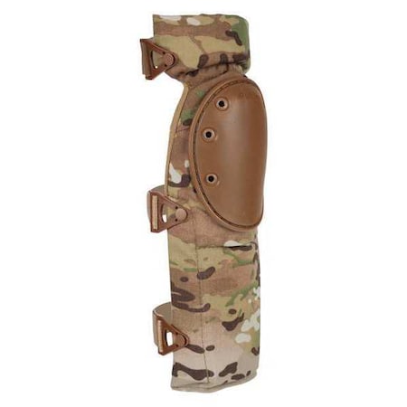 Alta Knee Pad and Shin Guard, Flexible, Foam Pad, Fabric Cap, Clip Closure, 3 Straps, Camouflage 52953.16