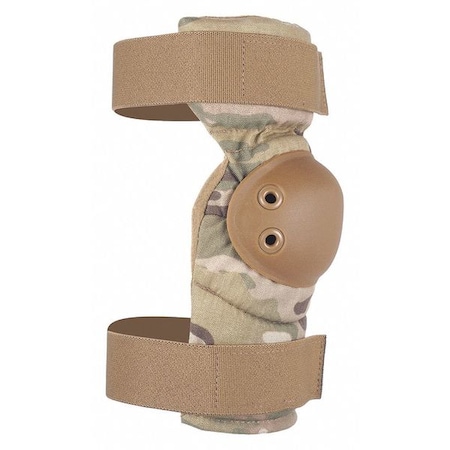 Alta Elbow Pads, Flexible, Foam Pad, Rubber Cap, hook-and-loop Closure, 2 Straps, Camouflage, Universal 53112.16