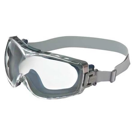 Uvex Stealth Series, Indirect Safety Goggles Goggles, Elastomer Frame, Clear Lens S3970HS