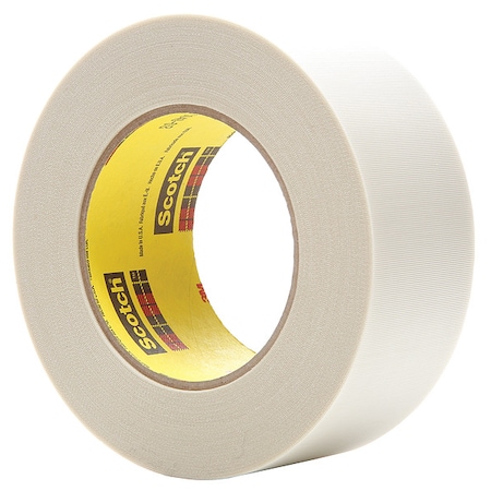 3M Cloth Tape, White, 60 yd L, 2 in W, PK24 361