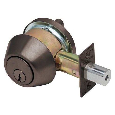 DEXTER BY SCHLAGE Deadbolt Locks, Cylindrical, Grade 1 DB1000-DCT-613-KDC